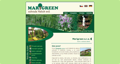 Desktop Screenshot of marigreen.cz